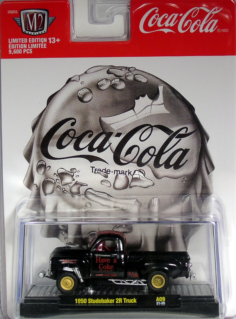M2 Machines Coca Cola Release A09 1950 Studebaker 2R Truck Coca