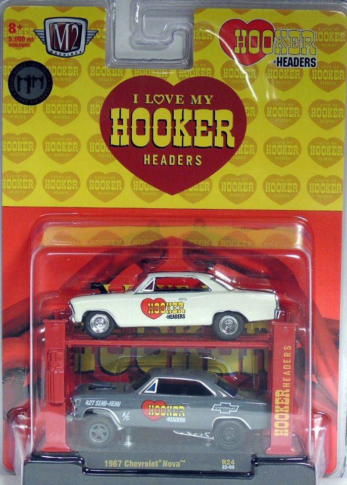M2 Machines Auto Lifts Release 24 1967 Chevrolet Nova GASSER HOOKER