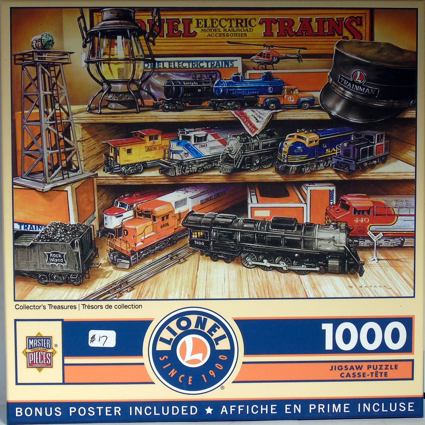 Lionel Trian Puzzle Collectors Treasures 1000pc Puzzle