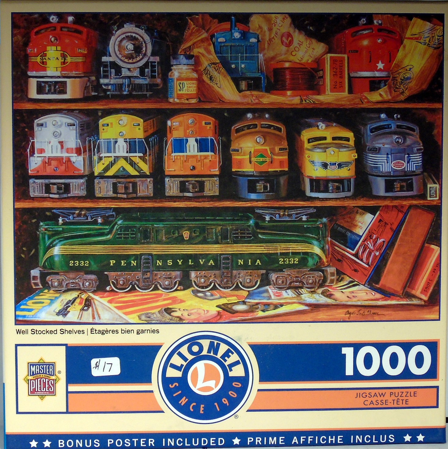 Lionel Trian Puzzle Well Stocked Shevles 1000pc Puzzle